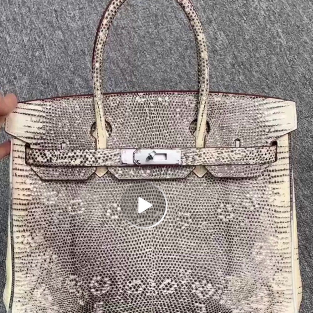 Elegant Cream Designer Handbag